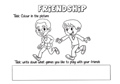 Speak Up Sami - Colouring Pages